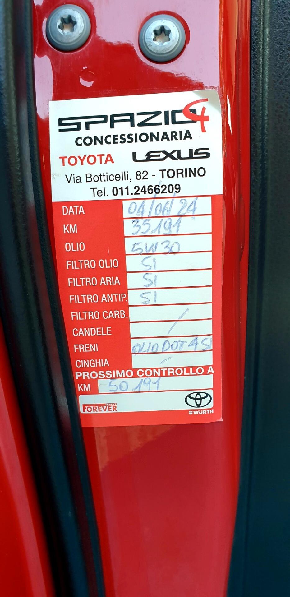 TOYOTA YARIS 1.0 BENZINA EURO 6/B KM 47 MILA 20019