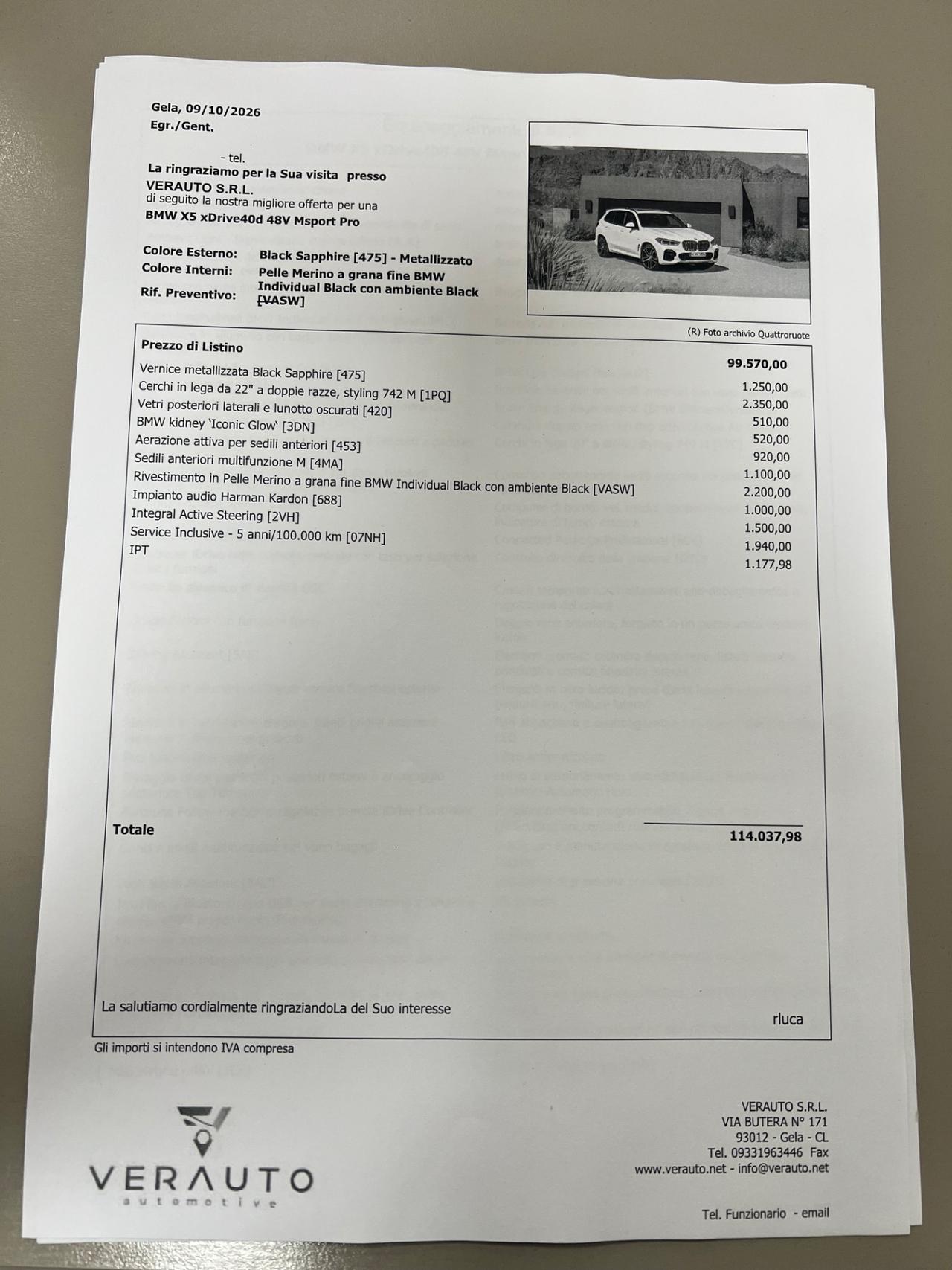 BMW X5 xdrive40d MSport Pro auto