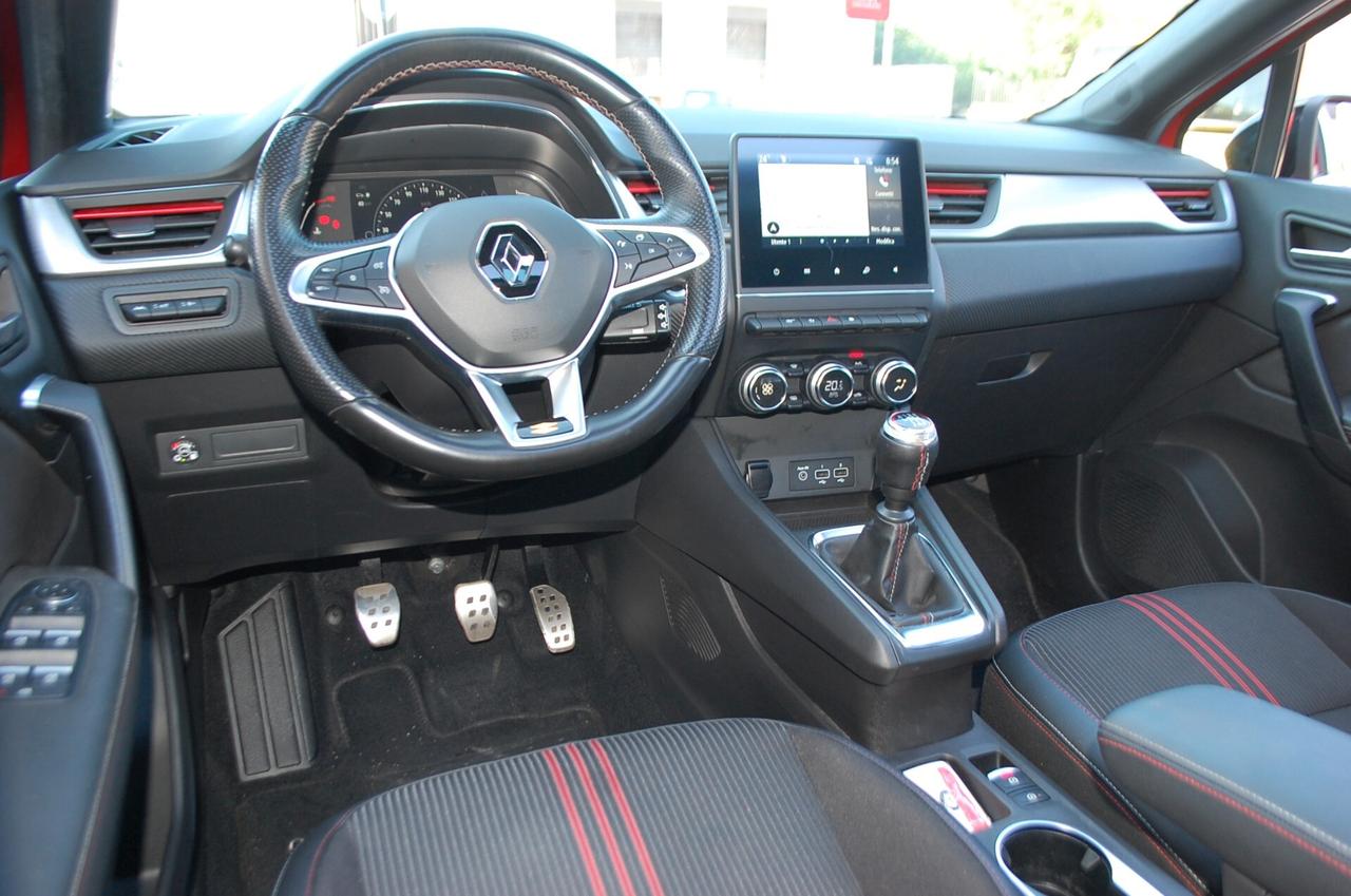 Renault Captur 1.0 tce RS Line Gpl 100CV Uff Italy Tetto Pelle Nav
