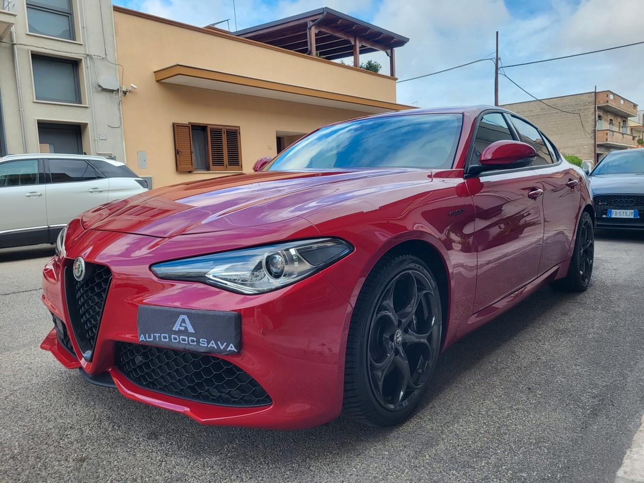 Alfa Romeo Giulia 2.0 Turbo 280 CV AT8 AWD Q4 Veloce Pelle Totale Beige Cerchi 19 Black...