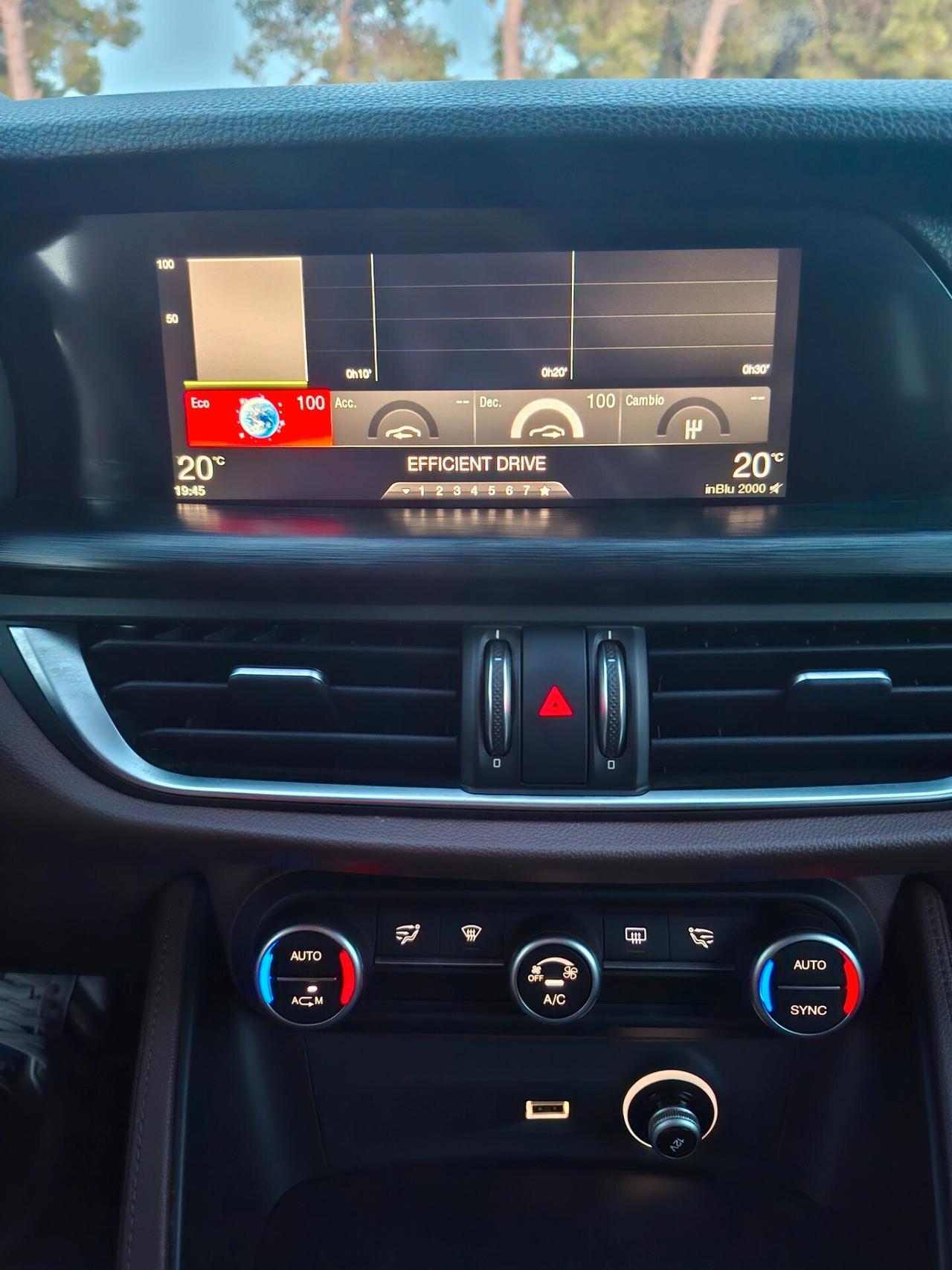 Alfa R. Stelvio 2.2 D 210cv Q4 *PELLE-LED.NAVY-CERCHI 20*