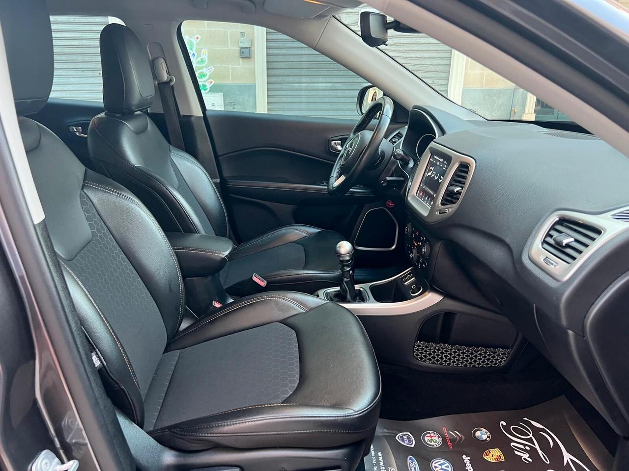 JEEP COMPASS 1.6 MJT LONGITUDE 120CV PELLE NAVI CAM ANNO 2020