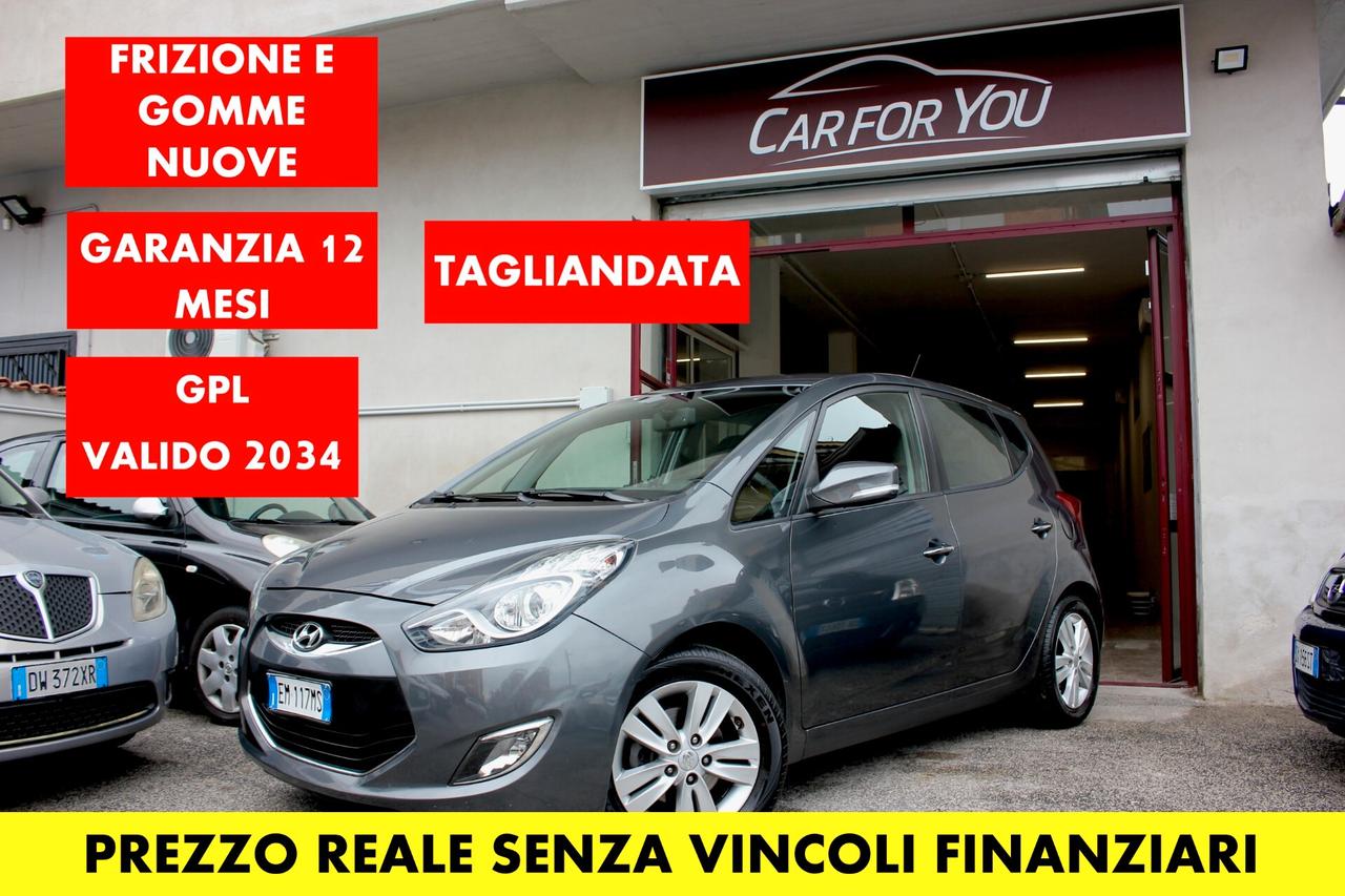 Hyundai iX20 *PREZZO REALE* 1.4 GPL VALIDO FINO AL 2034 90 CV GARANZIA 12 MESI KM REALI CERTIFICATI
