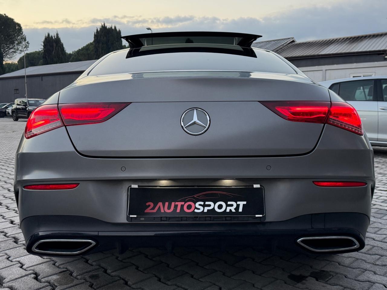 MERCEDES BENZ CLASSE CLA 250 BENZINA TETTO FULL FULL GRIGIO OPACO UNICOPROPRIETARIO TAGLIANDI MERCEDES BENZ 2021