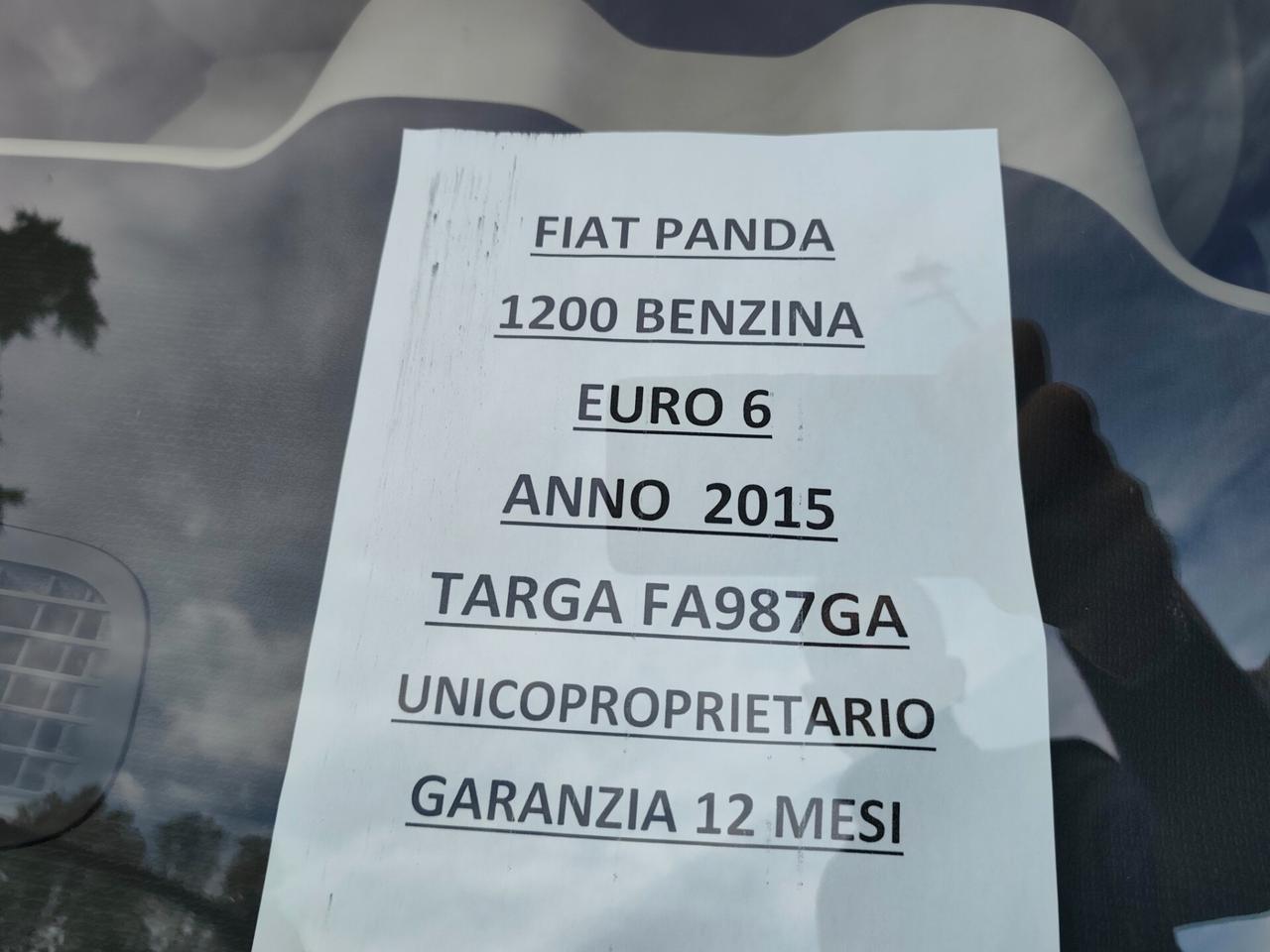 Fiat Panda 1.2 BENZINA GARANZIA 12 MESI