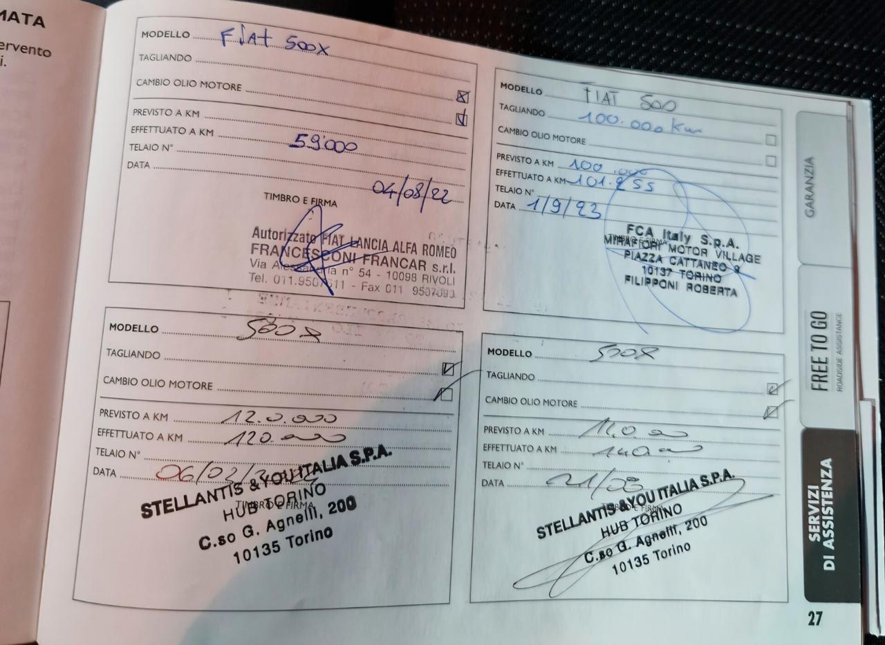 Fiat 500X 1.6 MultiJet 120 CV DCT Sport