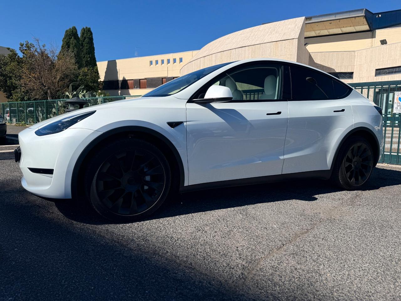 Tesla Model Y Long Range AWD Interni BIANCHI