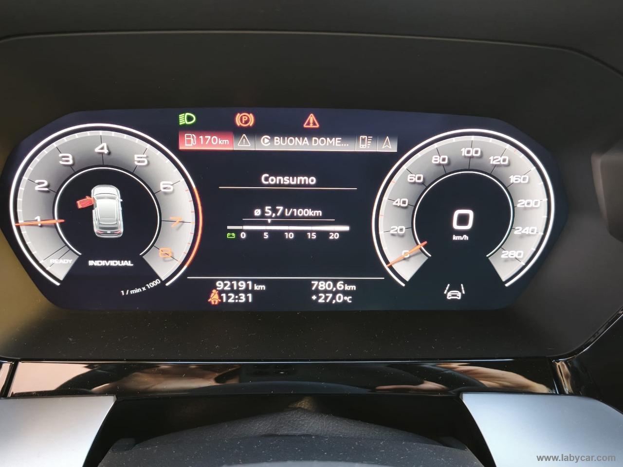 AUDI A3 SPB 30 TFSI S line edition UNIPRO*ITA*2021
