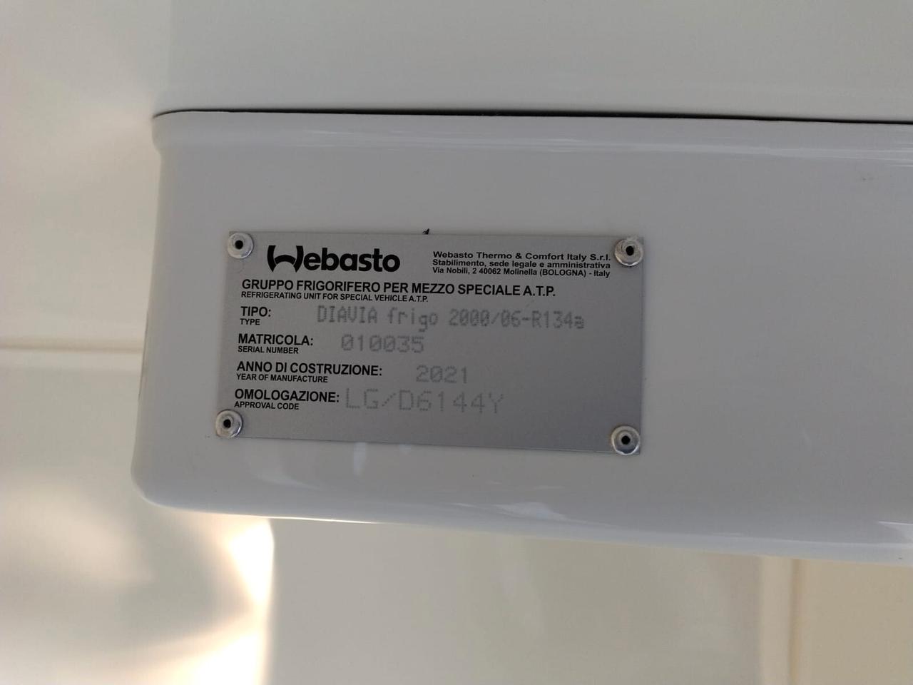 Fiat Doblò FRIGO NO ATP 1.6 Mjet 3 Posti - 2021