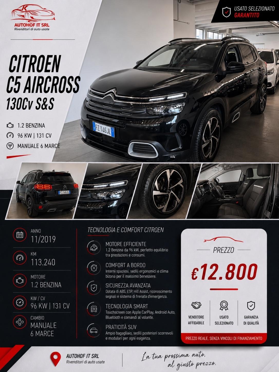 Citroen C5 Aircross 1.2 BENZINA 130 S&S Feel