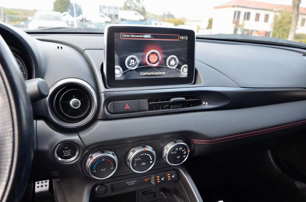 ABARTH 124 SPIDER 1.4 t M.AIR 170cv 70° ANNIVERSARIO, UFF ITALIANA, SERVICE DIMOSTRABILI, HI-FI BOSE, PELLE TOTALE, SCARICO RECORD MONZA, PERMUTE