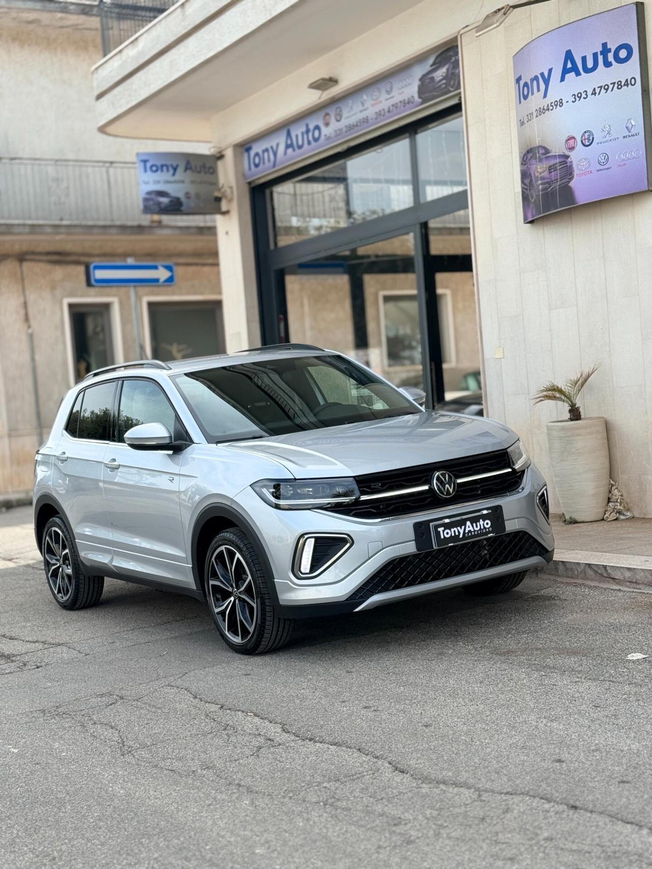 Volkswagen T-Cross 1.0 tsi R-Line edition Plus 115cv TELECAMERA,NAVI,APPLE CARPLAY,VIRTUAL COCKPIT, GARANZIA UFFICIALE