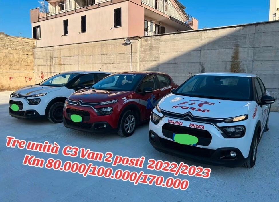 Citroen C3 BlueHDi 100 S&S Van Feel 2022 2023 più unità disponibili in sede