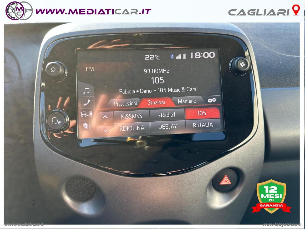 TOYOTA Aygo Con. 1.0 VVT-i 72 CV 5p. x-play MMT