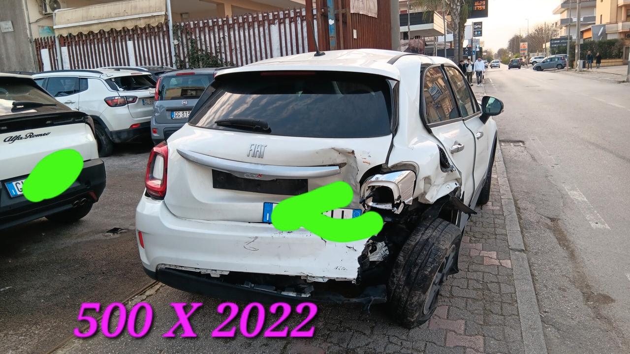 Fiat 500X Sport incidentata sinistrata mondialcars 022