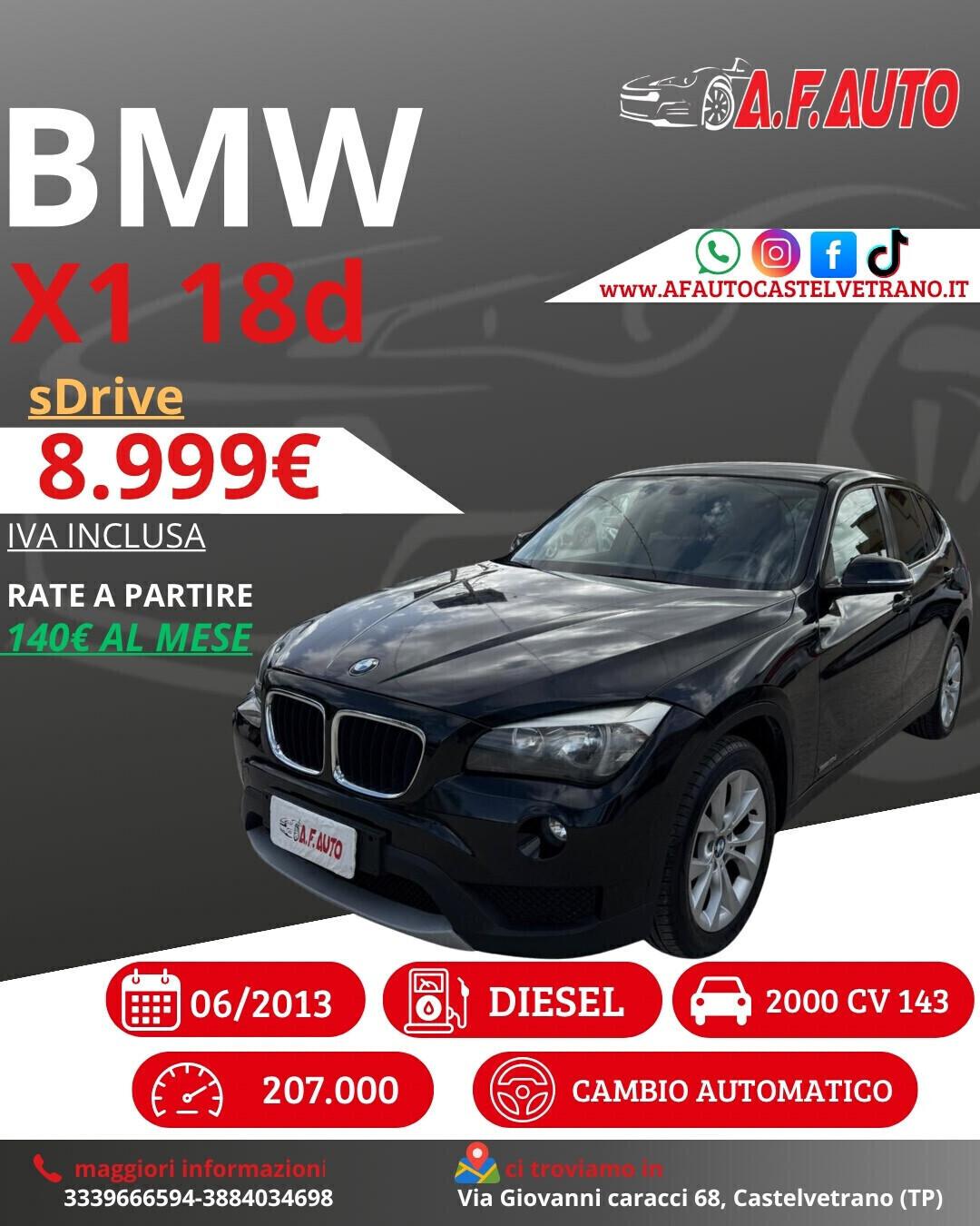 Bmw X1 sDrive18d