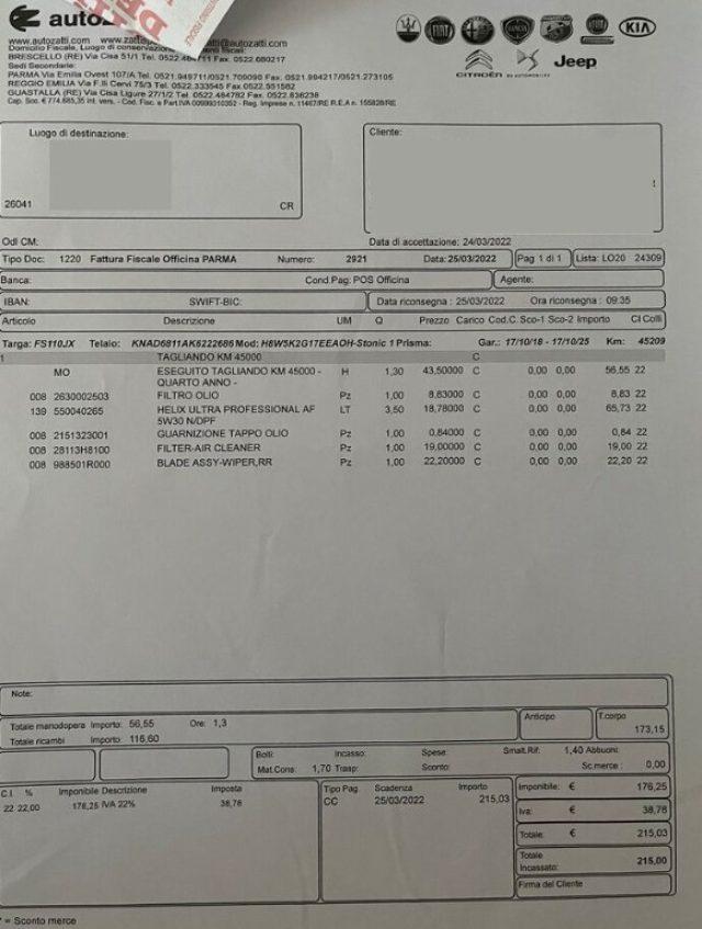 KIA Stonic 1.0 T-GDi 120 CV Style NEOPATENTATI PERMUTE