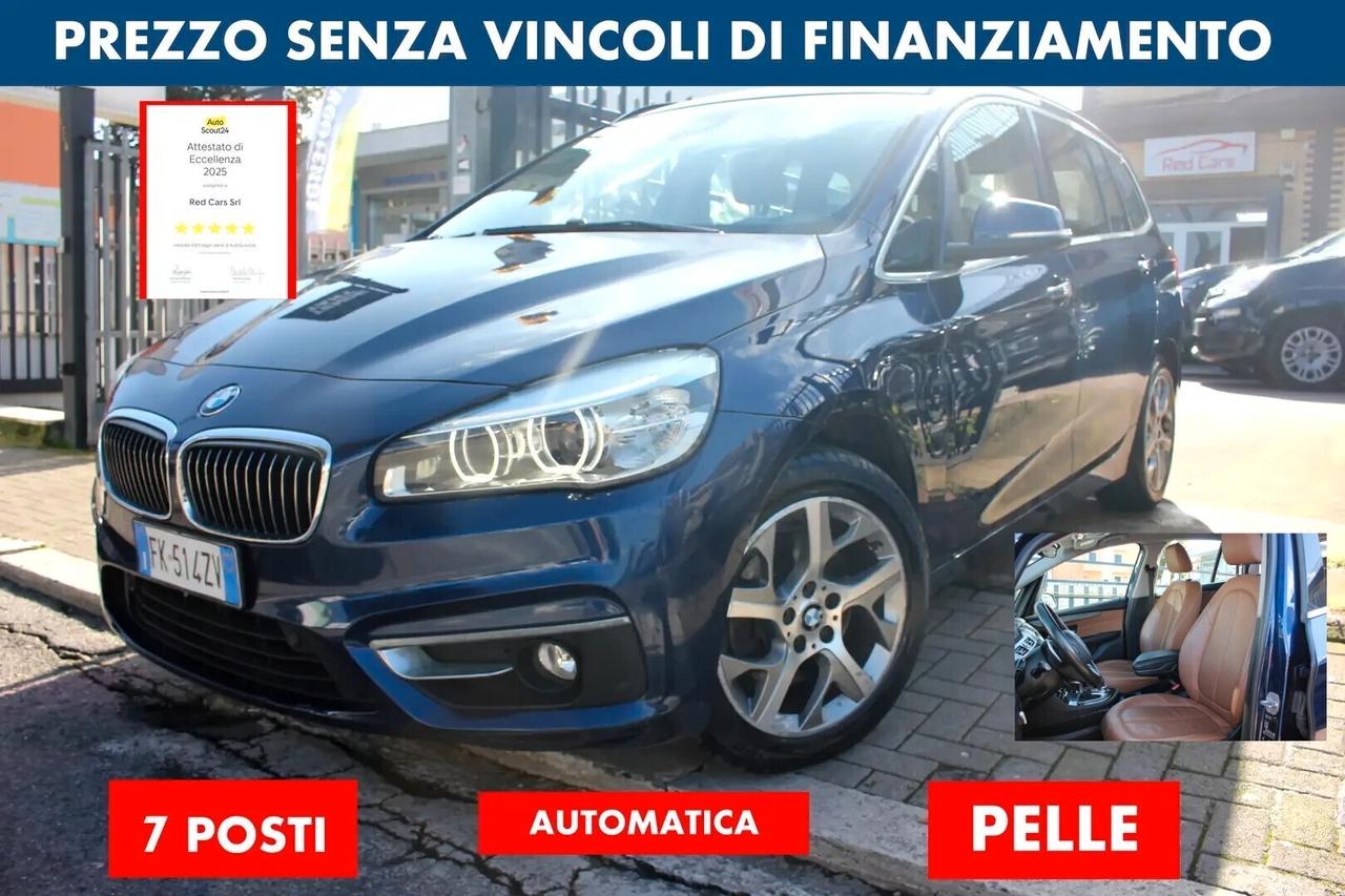 BMW 218d 7posti UNIPRO' *PREZZO VERO*automatica luxury CRONO TAGLIANDI