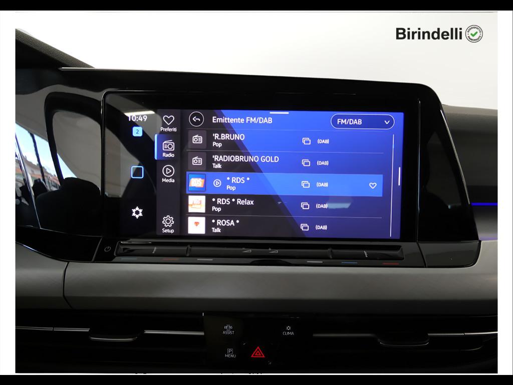 VOLKSWAGEN Golf 8ª serie - Golf 1.0 eTSI EVO DSG Life