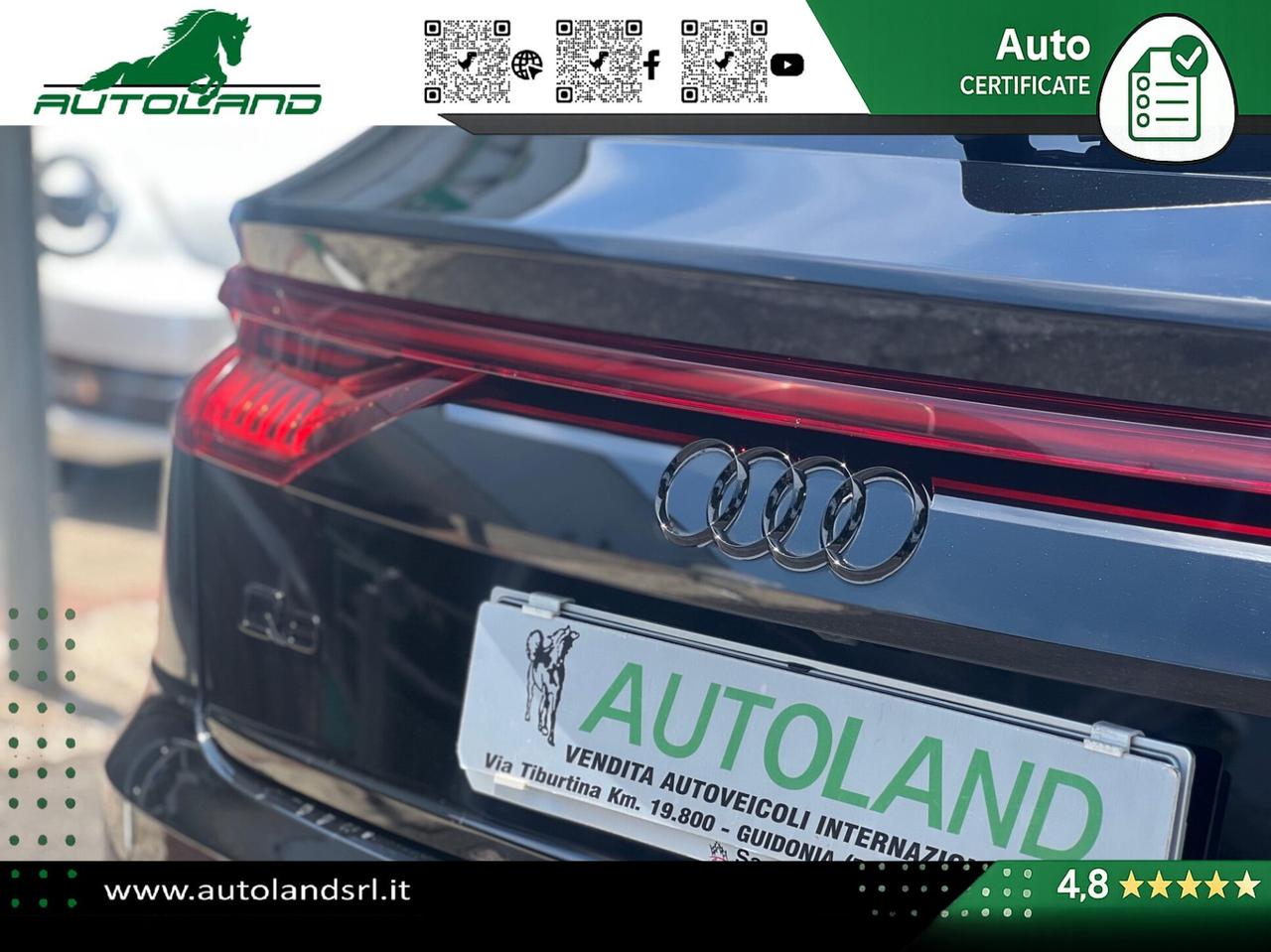 Audi Q8 50 3.0 286cv S-line Pelle Totale*Matrix*iva det