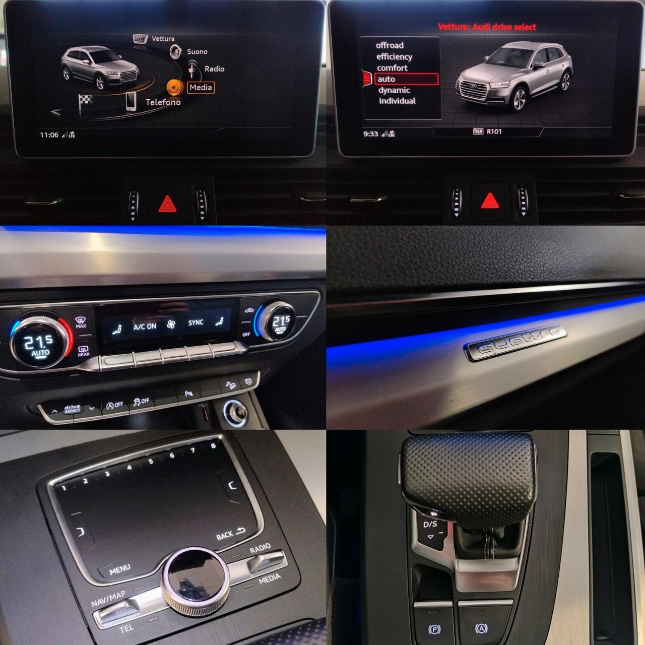 AUDI Q5 40TDI quattro Stronic S LINE PLUS *VIRTUAL*MATRIX*LUCI AMBIENTE*CARPLAY