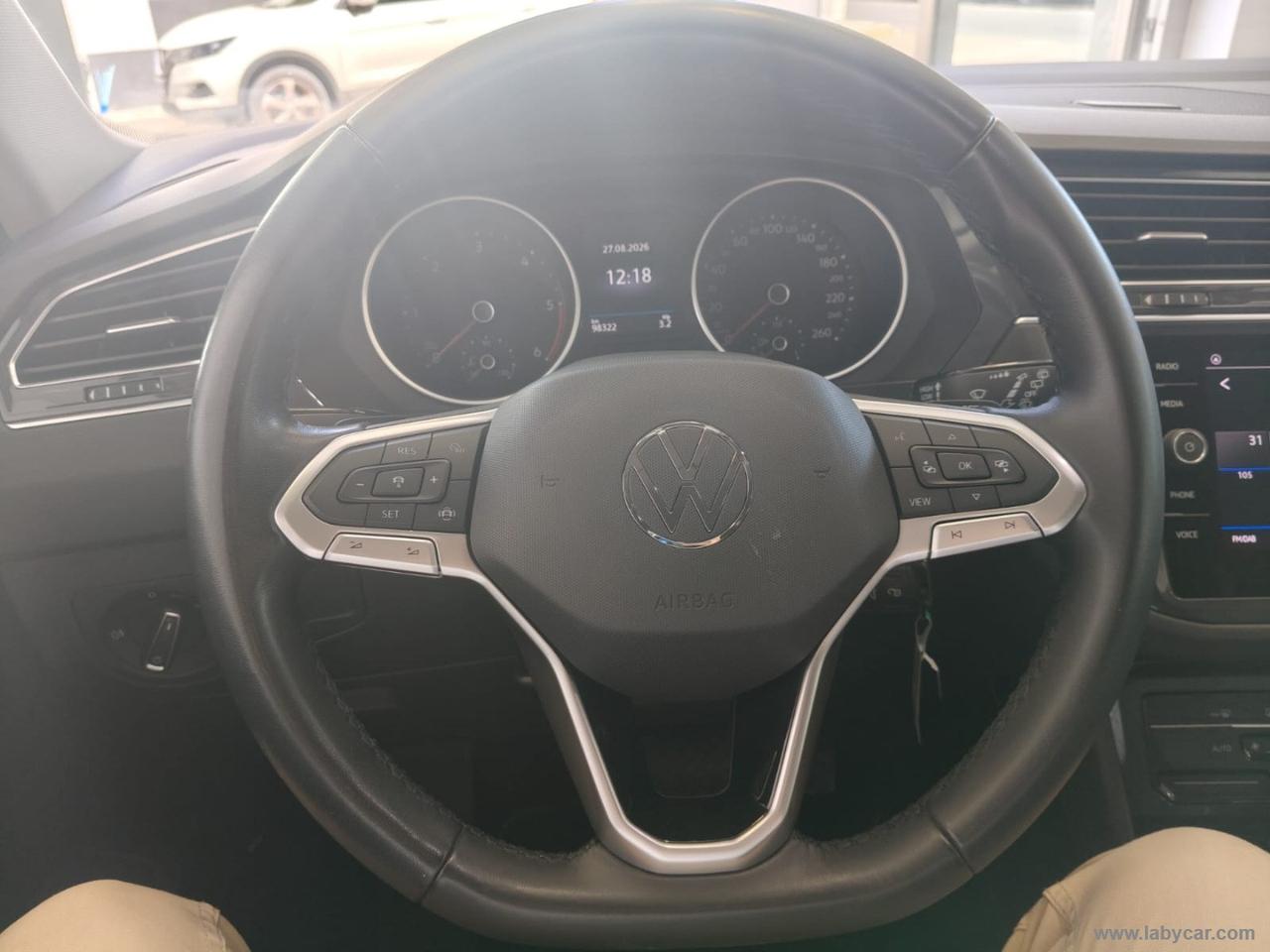 VOLKSWAGEN Tiguan 2.0 TDI 150CV SCR DSG Life