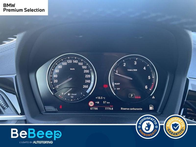 BMW X1 SDRIVE18D XLINE PLUS AUTO