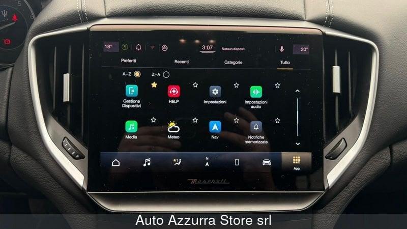 Maserati Ghibli Ghibli 3.0 V6 Modena 350cv *MOTORE 3.0 V6 FERRARI, PROMO AZZURRA*