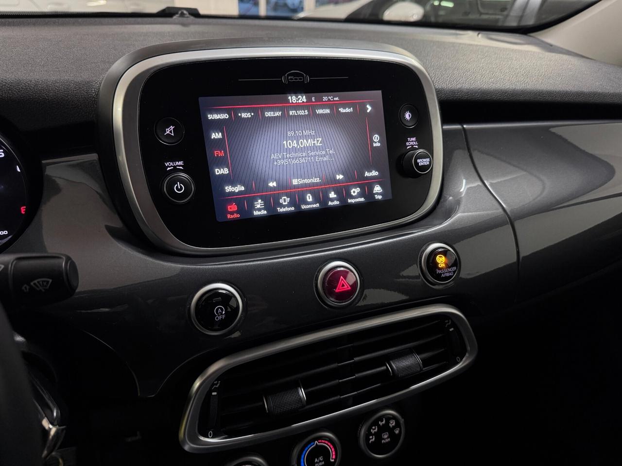 Fiat 500X City Cross - METANO - GANCIO TRAINO