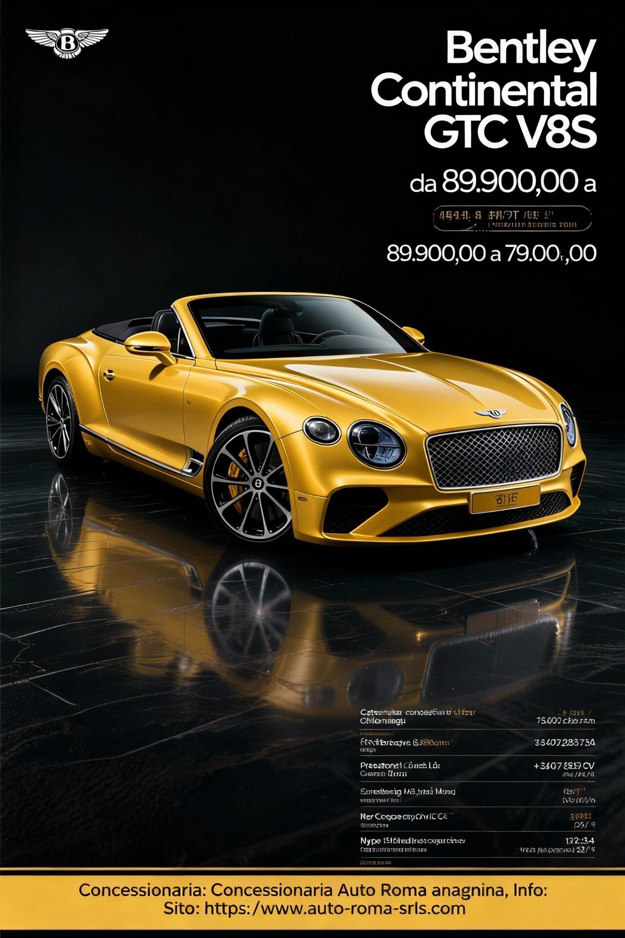 Bentley Continental GTC V8 S