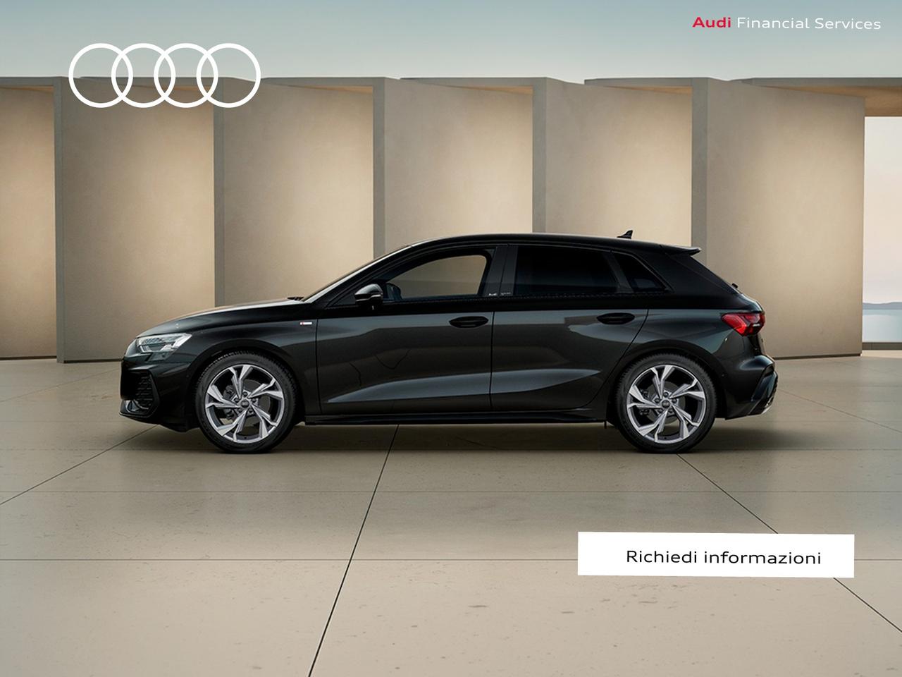 Audi A3 sportback 1.5 tfsi mhev s line edition 150cv s-tronic