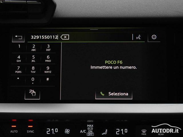 AUDI A3 SPB 30 G-Tron S-Tronic Advanced CERCHI 18, NAVI