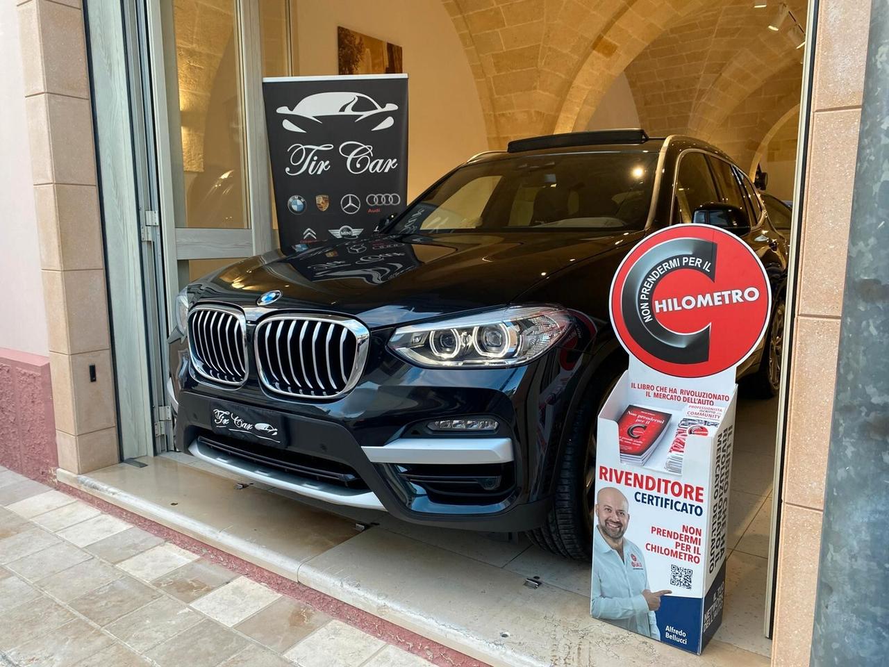 BMW X3 20D X-DRIVE X-LINE MHEV 48V 190CV TETTO PELLE CAM ANNO 2021