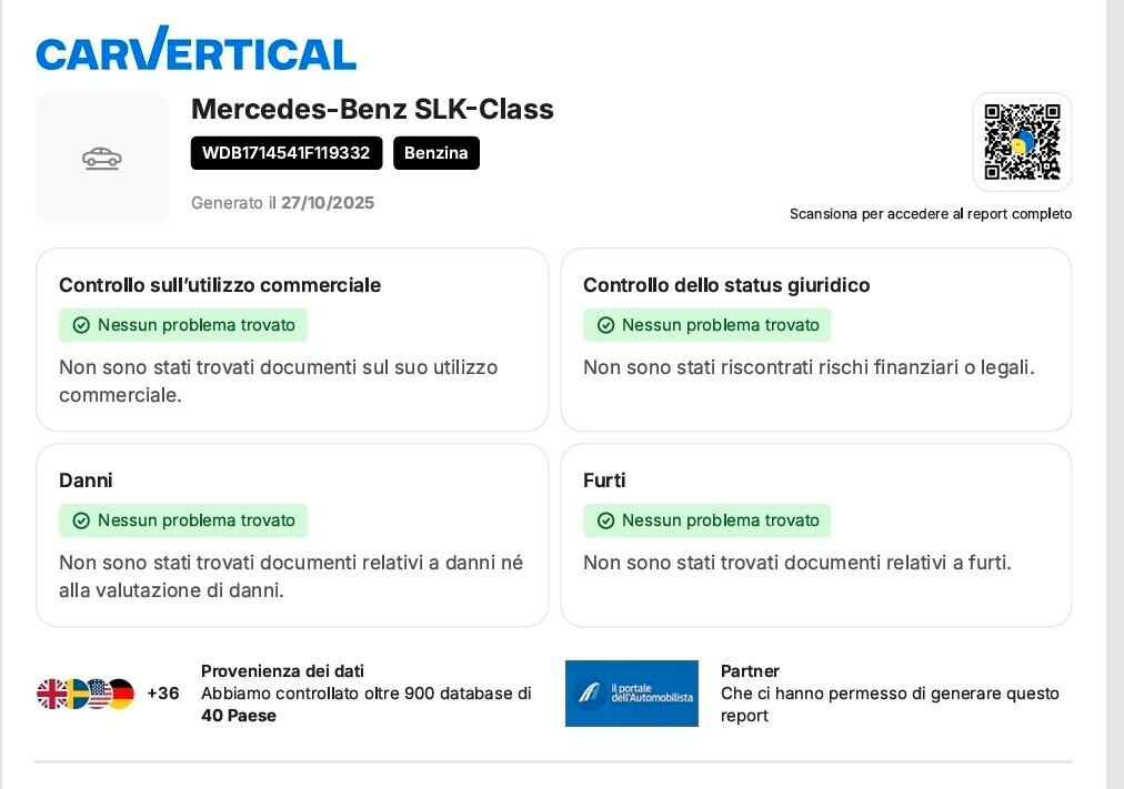 Mercedes SLK R171 280 V6 *79.400km* *ASI*