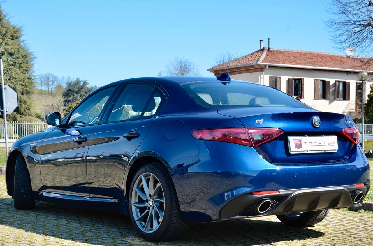 ALFA ROMEO GIULIA 2.2 T VELOCE Q4 210cv AWD AUTO, SERVICE UFF FCA, EURO 6B, 19", XENO, APPLE ANDROID, PERMUTE