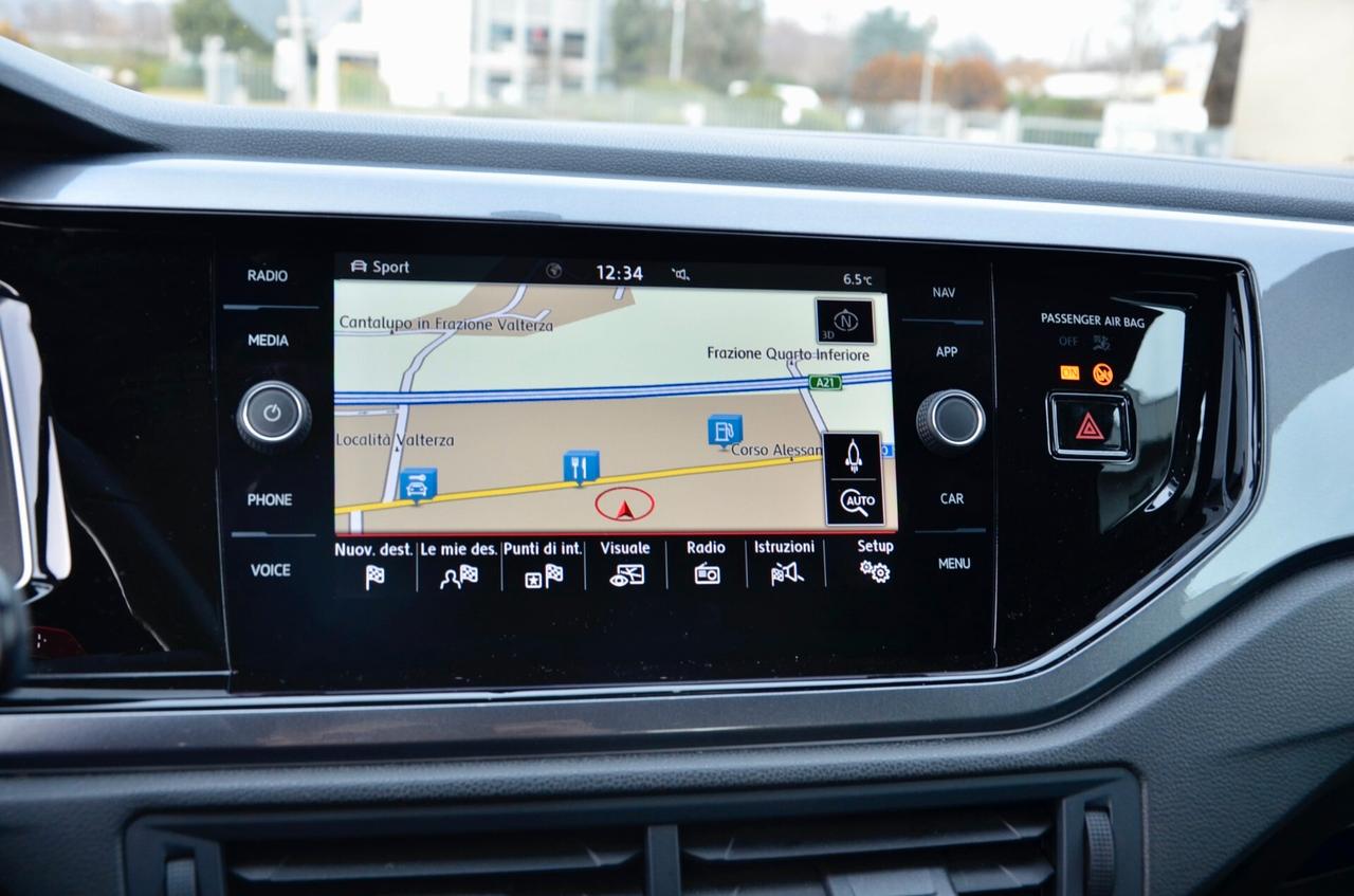 VOLKSWAGEN POLO GTI 5p 2.0 TSI 200cv DSG, SERVICE VW, EURO 6D, FARI LED, RETROCAMERA, APPLE ANDROID, 17", PERMUTE