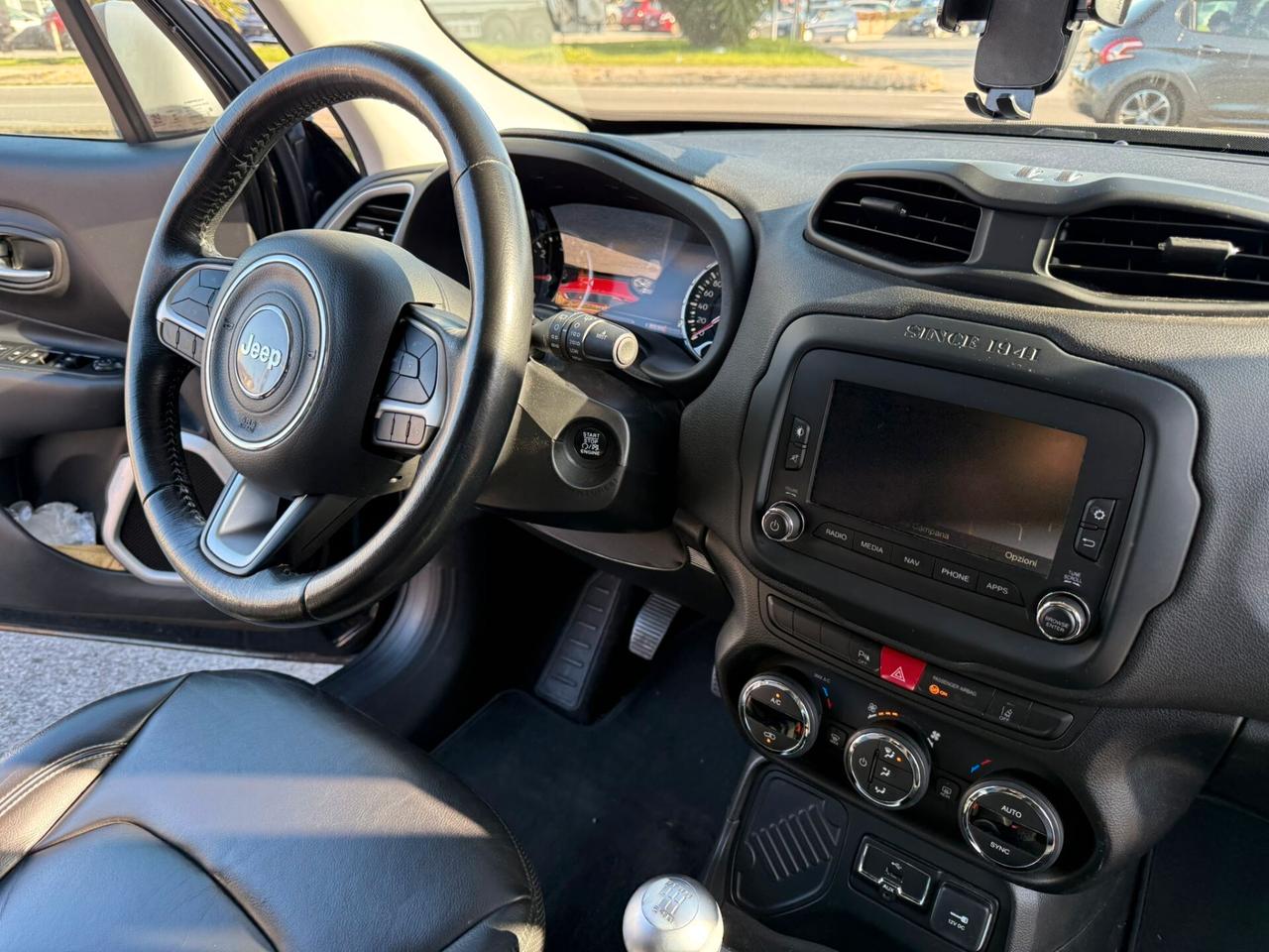 JEEP RENEGADE LIMITED 1.6MJT 120CV 80.000KM PELLE