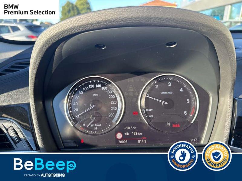 BMW X1 SDRIVE16D XLINE AUTO