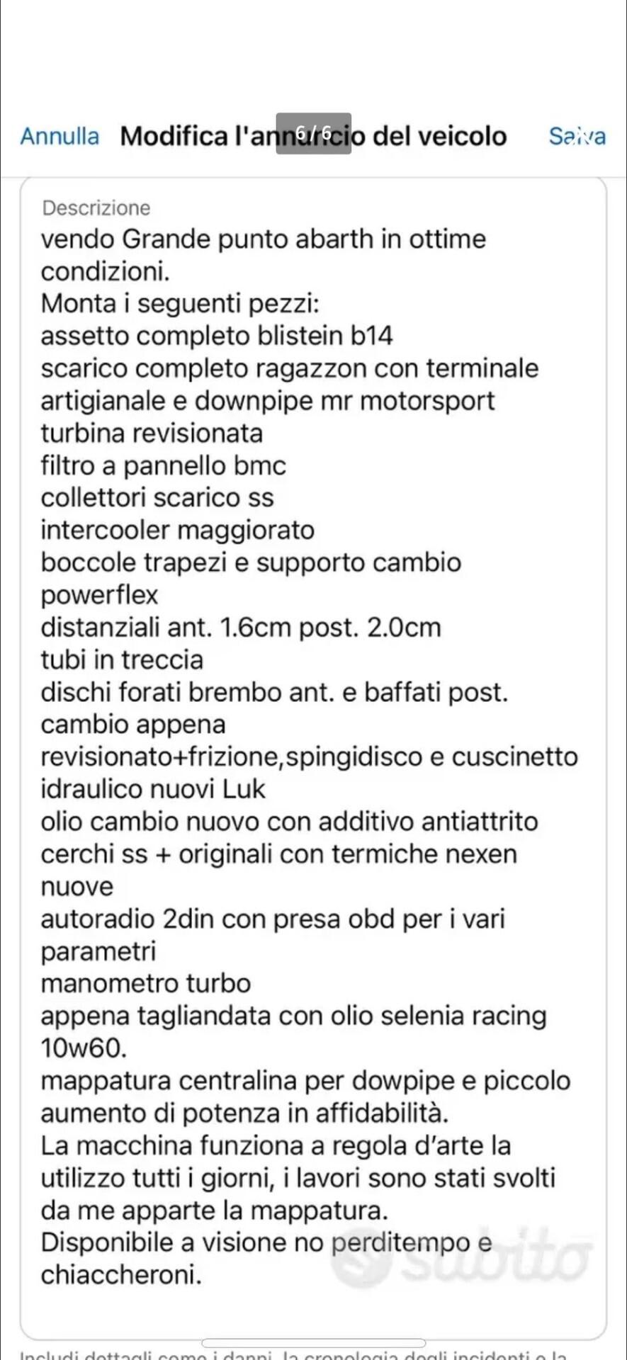 Fiat Grande Punto Grande Punto 1.4 Starjet 16V 3 porte Sport