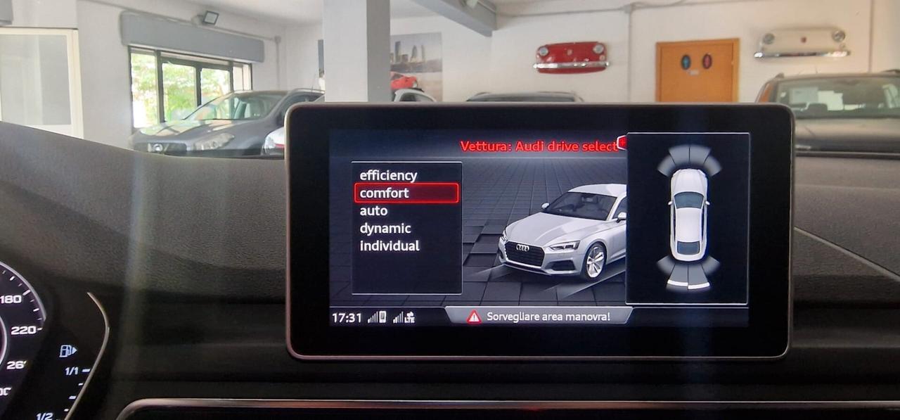 A5 2.0 TDI 190 CV SLINE S-TRONIC INTERNO ED ESTERNO KM 146500