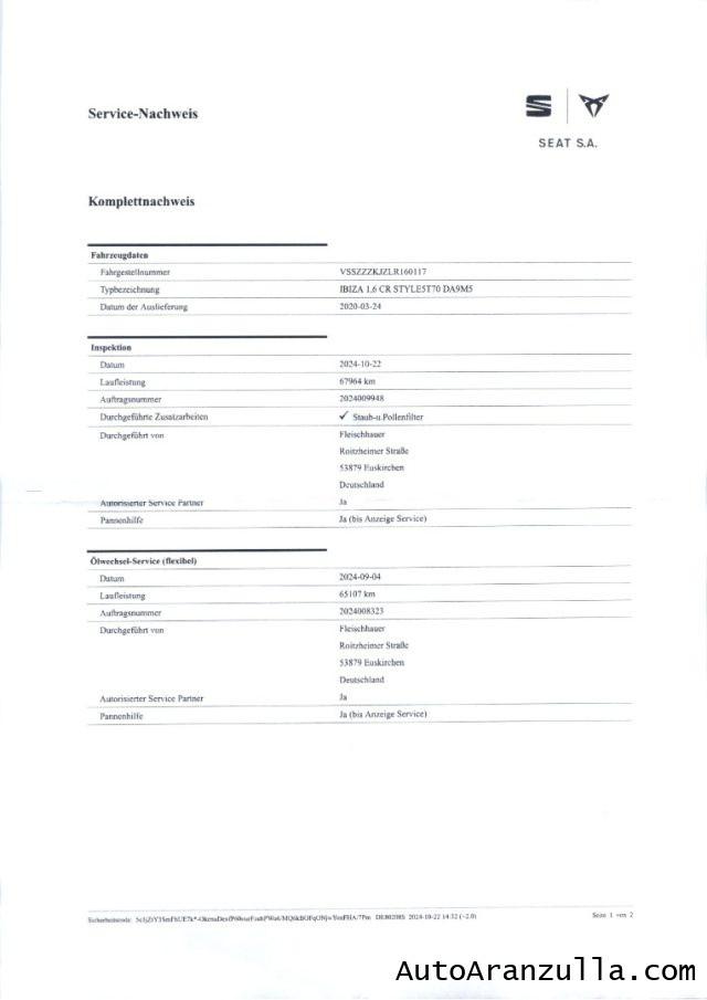 SEAT Ibiza 1.6 TDI 95CV 5P Business Navi