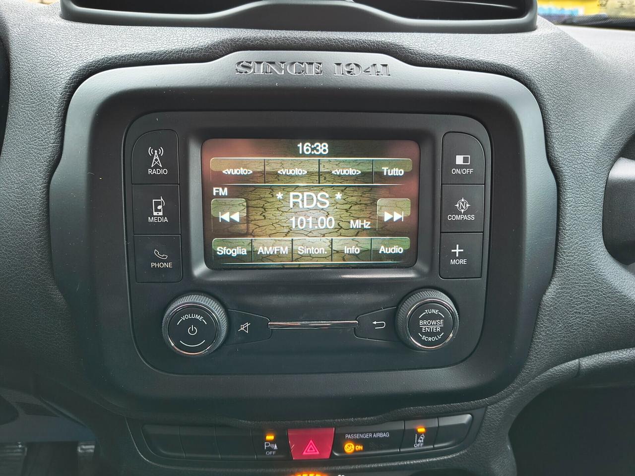 JEEP RENEGADE UNICOPROPRIETARIO 1.6 DIESEL LIMITED