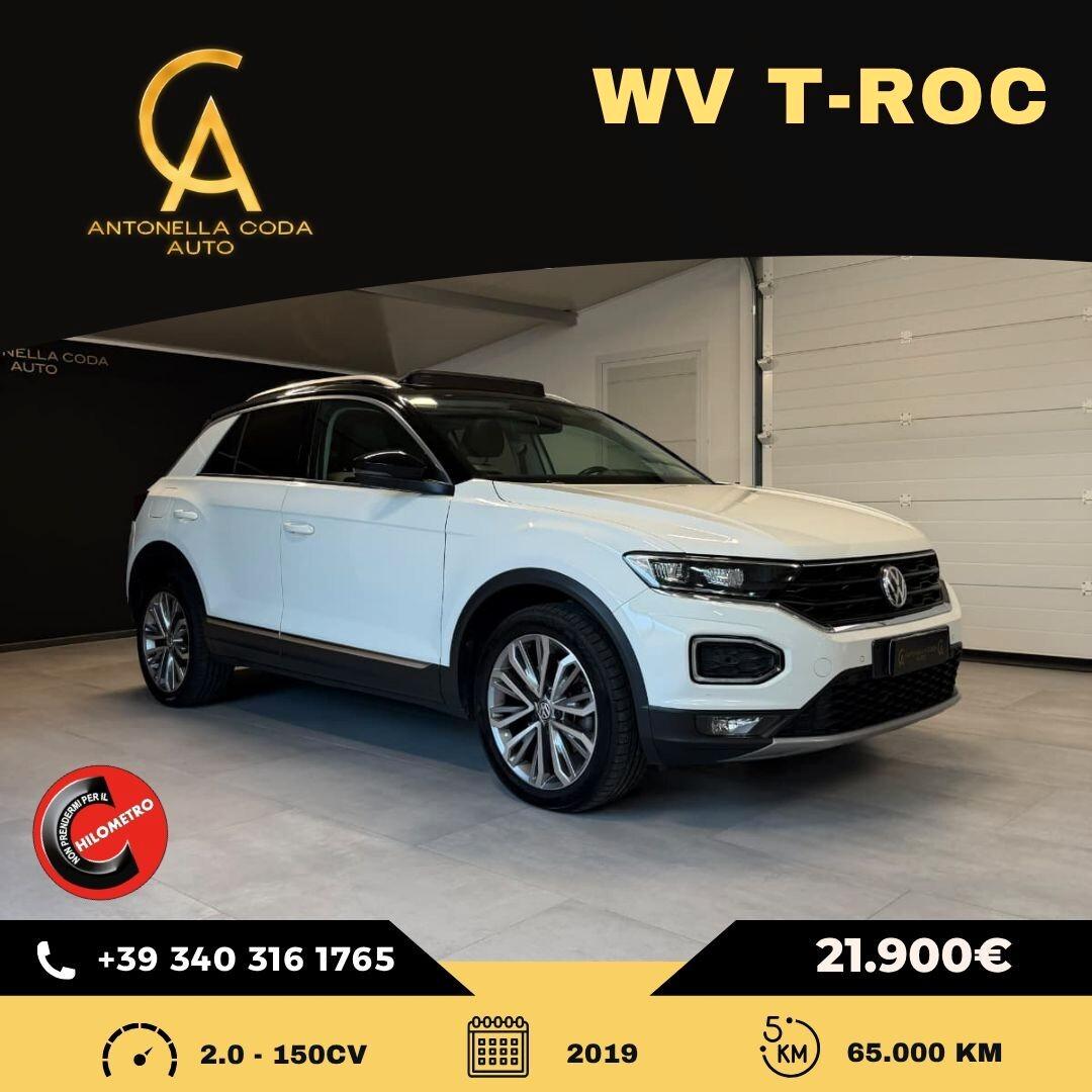 Volkswagen T-Roc 2.0 TDI SCR 150 CV DSG Tetto Apribile