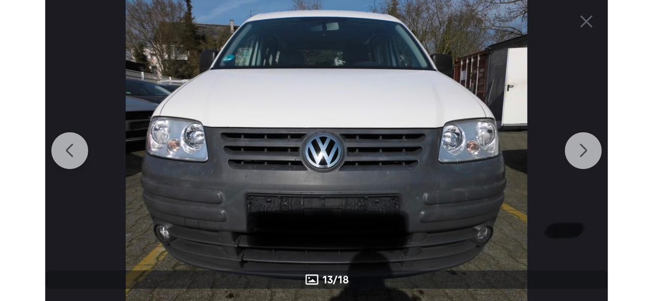 Volkswagen Caddy 1.6 5p. Life 7 posti imp: GPL