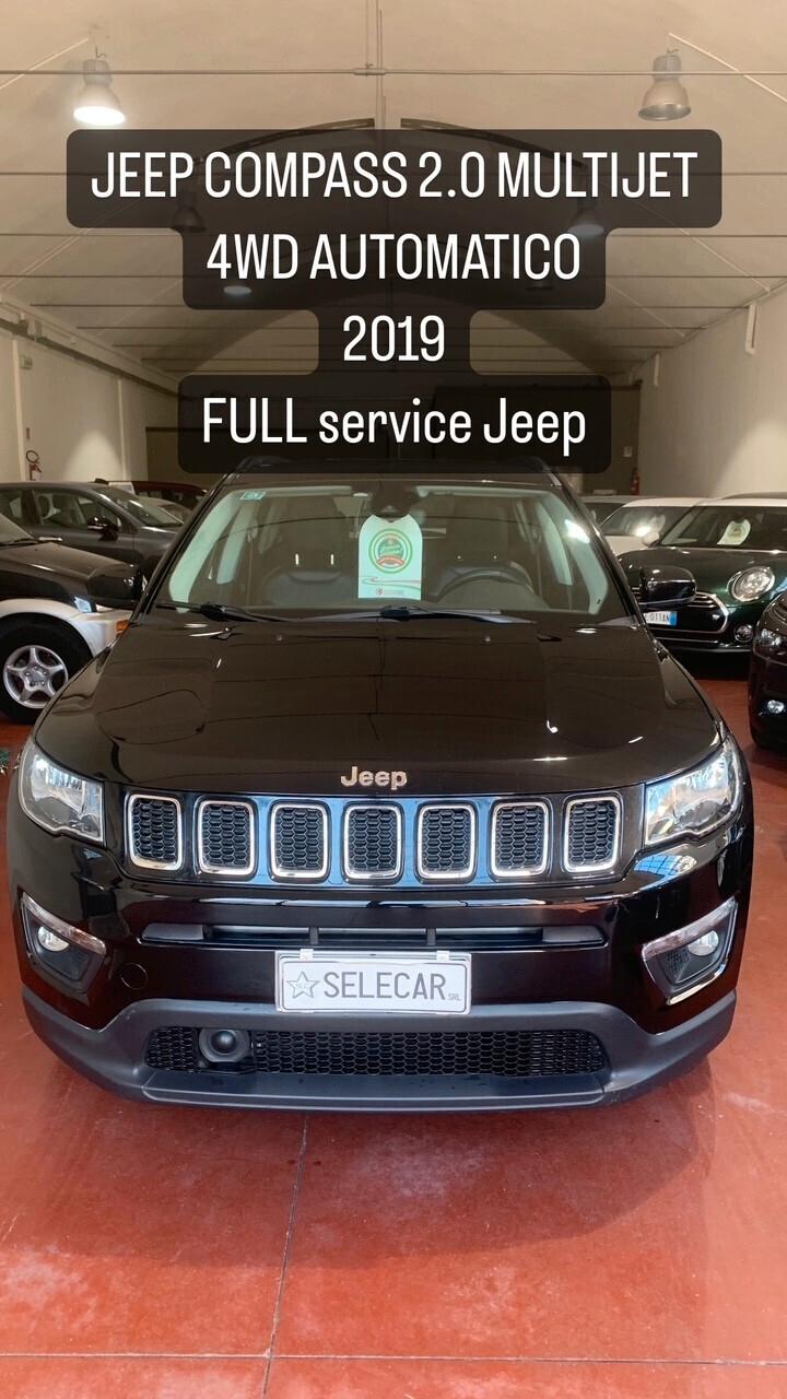 Jeep Compass 2.0 Multijet II aut. 4WD Longitude-UNIPRO-TAGLIANDI JEEP-IVA ESPOSTA