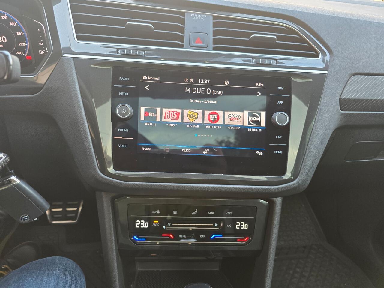 Vw Tiguan 2.0 TDI 200CV 4x4 R.line tetto apribile-2021