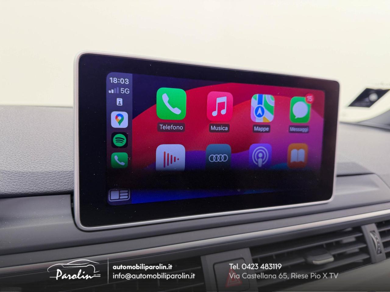 Audi A5 Cabrio 40 2.0 tfsi mhev S-tronic S-Line Business Sport