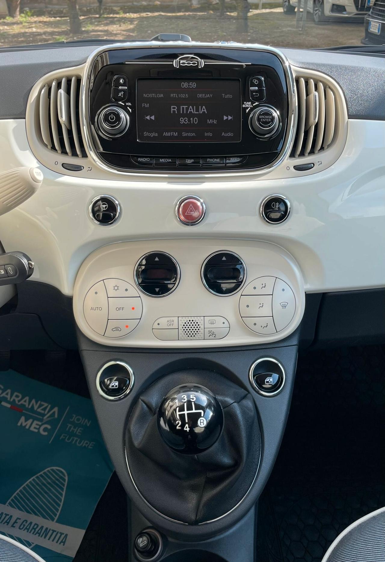 FIAT 500 CABRIO Riva 1.2 69Cv