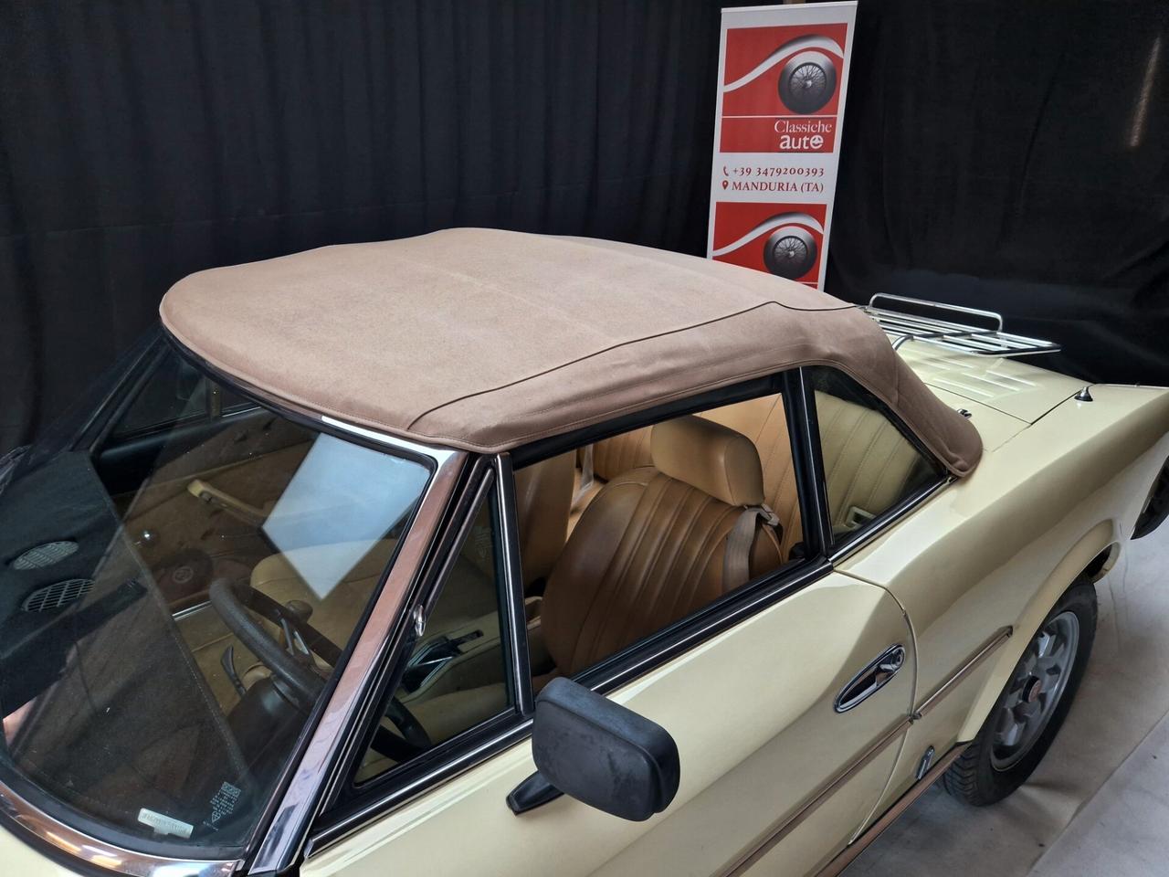 Fiat 124 Spider Turbo 2.0 cc certif. ASI CRS