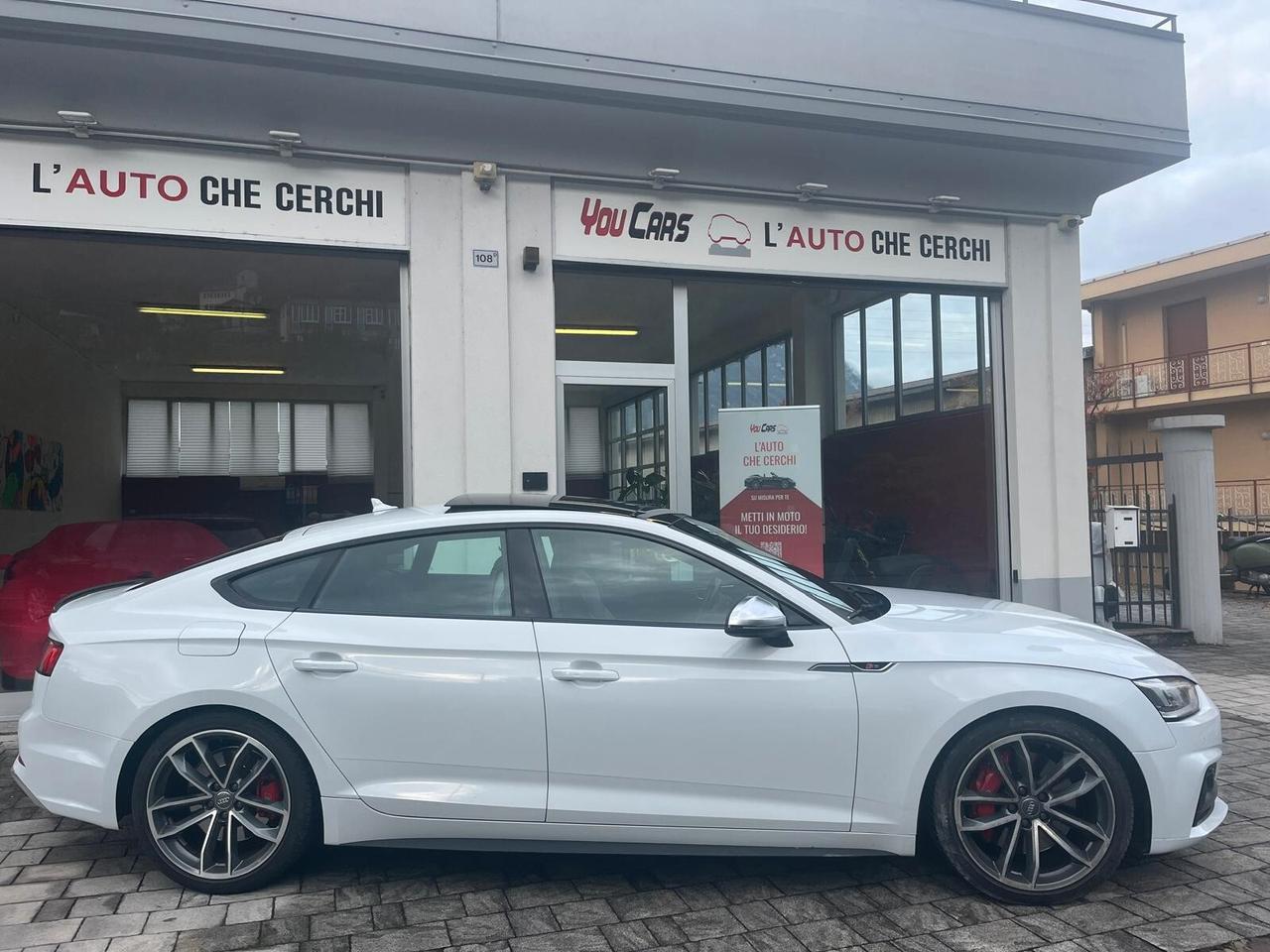 Audi S5 Sportback 3.0 Tfsi Tetto Panorama-Scarichi Sportivi-Head Up Display-ACC